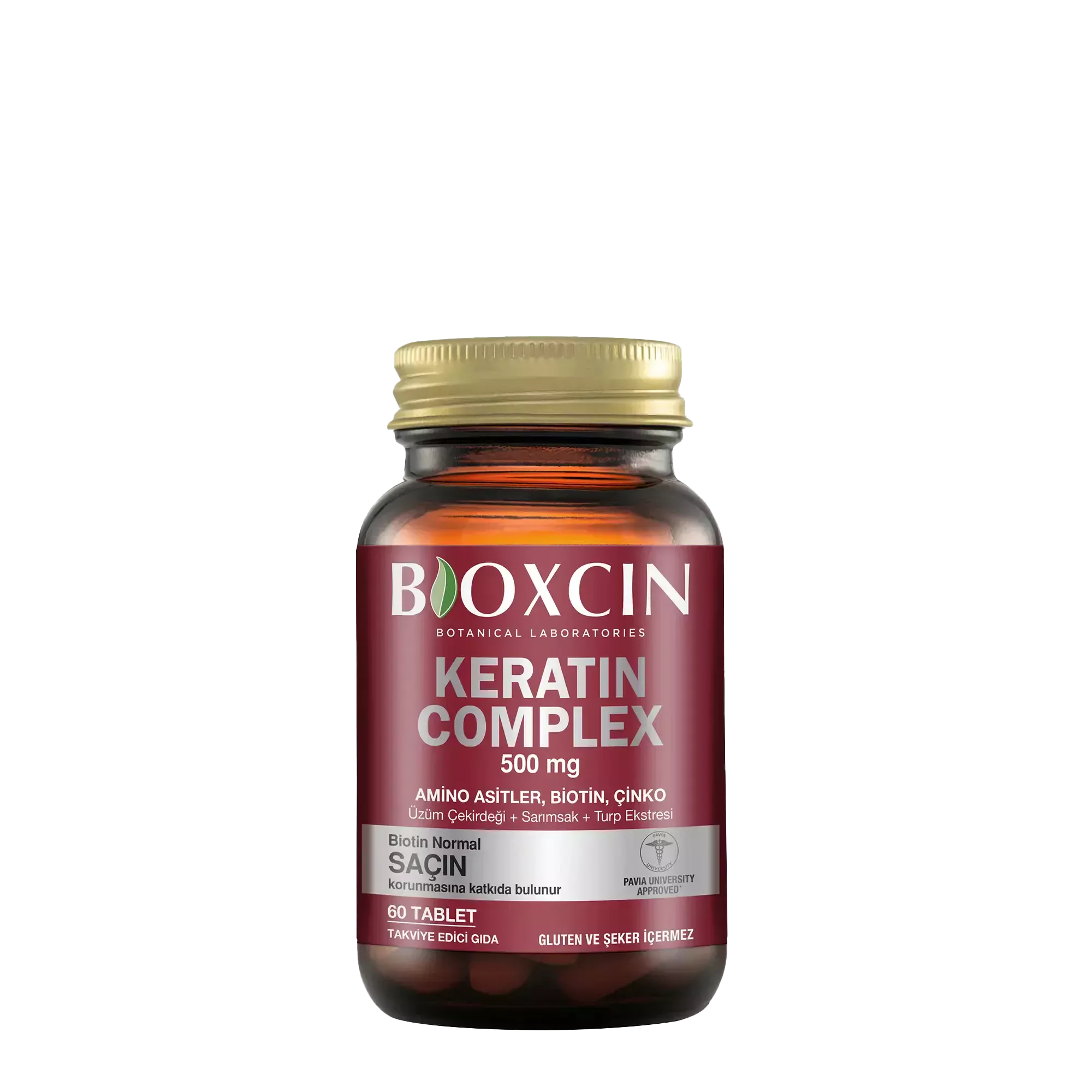 Bioxcin Keratin Complex - odbudowa i wzmocnienie włosów od środka (60 tabletek) - obrazek 2