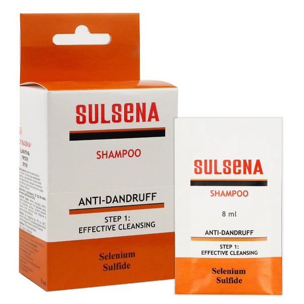 SULSENA Szampon przeciwłupieżowy - saszetki (5 szt x 8 ml.)