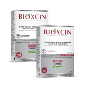 Bioxcin Classic Zestaw szamponów do włosów suchych i przetłuszczających z tendencją do wypadania 2x300 ml