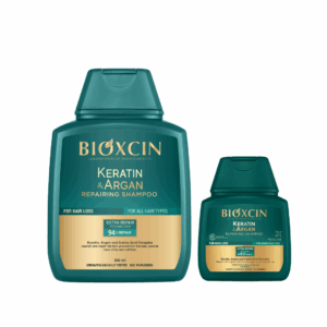 Zestaw Bioxcin Keratin & Argan - Szampon regenerująco – nawilżający 300 ml + 100 ml gratis29,90