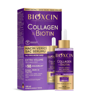 Bioxcin Collagen & Biotin - Serum dodające włosom objętości 100 ml
