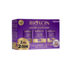 Zestaw Bioxcin Collagen&Biotin - Szampon dodający włosom objętości 3x300ml