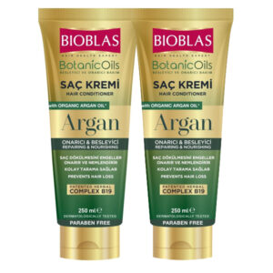 Zestaw Bioblas Botanic Oils – arganowa, wzmacniająca odżywka do włosów 2x250 ml