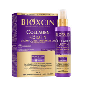 Zestaw Bioxcin szampon dodający włosom objętości przeciw wypadaniu, 300ml + odżywka w sprayu, 150ml