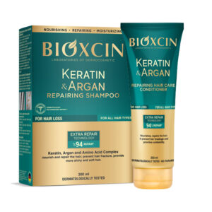 Zestaw Bioxcin szampon regenerujący przeciw wypadaniu włosów, 300ml + odżywka regenerująca do spłukiwania, 250ml